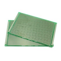 부품 2 개/몫 8x12cm 전자 키트 회로 브레드 보드 양면 프로토 범용 DIY PCB 포토 타입