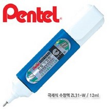 펜텔 극세식 수정펜 12ml 펜탈 수정액 화이트 ZL31-W