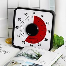구글 빅 타이머 스터디 운동 쿠킹 베이킹 주방 대형 시계, 구글 빅 타이머 블랙, 1개