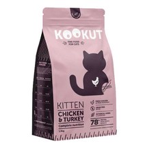 쿠쿳 1.5kg 캣 키튼 그레인프리 닭고기와 칠면조/유통기한 23년 8월, 1개