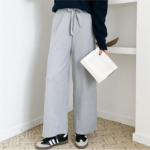 브이와이 VY 여자 고무줄 FW 울팬츠 스웨터 클래식 바지