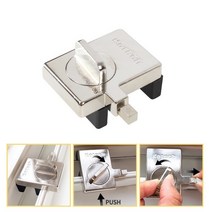 간편설치 방충망 잠금장치 창문 안전잠금용, 상세페이지 참조