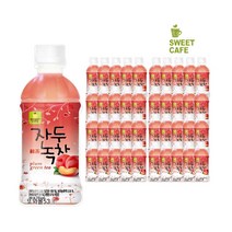 웰그린 스위트카페 녹차음료 340ml x 20PET 1박스 묶음 골라담기 자두 레몬 복숭아 블루베리 애플망고 또와몰53, 2x(자두녹차20개입)