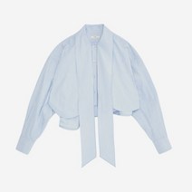 렉토 우먼 페브르 오가닉 코튼 보우 셔츠 라이트 블루 Recto 여성 Fevre Organic Cotton Bow 스커트 Light Blue 208006