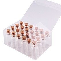5ml 코르크마개 미니유리병 샘플병 투명 유리공병 (24개입), 코르크 마개