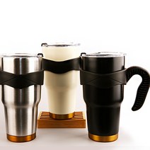 각인 엘리 대용량 진공 핸들텀블러 900ml 손잡이텀블러, 아이보리(레이저마킹안함)