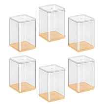 피규어 전시 아크릴 케이스 상자 전시함 다목적 액션 피규어 거실 모델 디스플레이 박스 6 개, 03 YELLOW