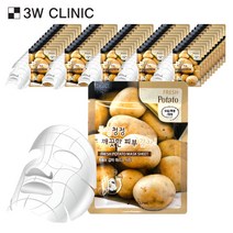 3W CLINIC 후레쉬 감자 마스크 시트 50매