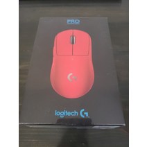 로지텍 PRO X SUPERLIGHT 무선 게이밍 마우스 - 레드