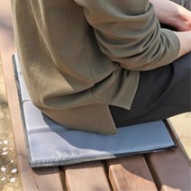사이클 등산 낚시 3단 접이식 방수방석 여행 나들이 접이식의자 선물, 블랙