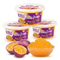 Bubble Blends 버블 블렌드 패션 후르츠 팝핑 보바, 1lb (3팩)
