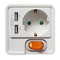 1구 USB 충전 멀티탭 콘센트 멀티텝 전원스위치