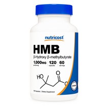 뉴트리코스트 HMB 1000mg 120캡슐, 뉴트리코스트 HMB 1000mg 120캡슐 1통