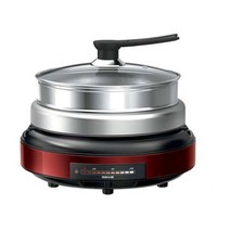 키친아트 KM-A01XP 멀티쿠커 전기찜기 전기그릴 내솥분리 간편세척 대용량 4L