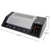 라미네이터/A3/A4 라미네이팅 기계/8 롤러 기계/330mm 자동 콜드 종이 기계 가정용, [06] EU