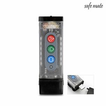 세이프메이트3 4 APH-204P APH-205U USB충전식 전자호루라기 호신용품 경보기, 세이프메이트4(APH-205U), 1개