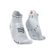 컴프레스포트 러닝 로우컷 양말 PRO RACING SOCKS V4.0 RUN LOW WHITE/ALLOY, T4 (290 ~ 315mm)