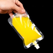 피케이몰 투명 액상주스 액체 음료 스파우트 파우치 주스팩 5개입, 200ml