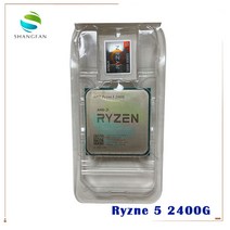 AMD Ryzen 5 2400G R5 3.6 GHz 쿼드 코어 스레드 65W CPU 프로세서 YD2400C5M4MFB 소켓 AM4, 한개옵션0