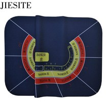 80*90cm 바카라 스웨이드 고무 텍사스 홀덤 블랙 잭 2 포인트 카지노 포커 식탁보 방수 테이블 게임 매트, 한개옵션0