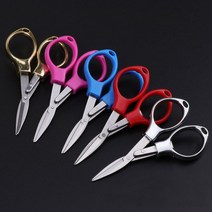 원단재단기 고무 시트지 종이 천 핸드 커터 커팅기 5 색 빈티지 접기 지그재그 가위, 금