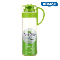 코멕스 뉴아쿠아글라스 1.4L / 냉장고물병 가정용물병, 그린