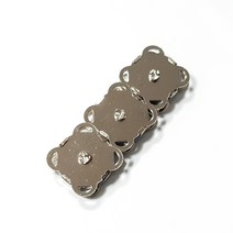행복한다이세상 단추 나무단추/자석단추/마이깡, 030. 자석 스냅단추 20mm 은색(3세트)