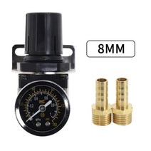 릴리프 밸브 황동 15A 25A 에어 소스 프로세서 AR2000-02 G1/4 오일 워터 세퍼레이터 SMC 압력 릴리프 밸브, 02 w-BT-8mm-2