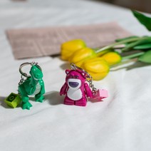 랏소 렉스 레고 열쇠고리 키링 자동차링 [블루마리]