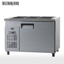 유니크 반찬냉장고 1200 UDS-12RBAR 영업용 업소용 밧드별도, 아날로그, 메탈, 왼쪽