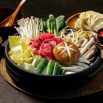 팔도맛집 소고기 샤브샤브 3인분(1120g) 얼큰 칼국수 포함