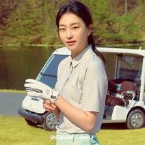 장미쉘 바스키아 바스키아 22SUMMER 여성 자카드 골프 셔츠 3종