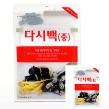 다시백 멸치 육수 내는법 다싯물 다시 팩 육수용 국물 주머니 중형 30매, 중(M), 1개