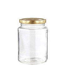 담은 과립490 유리병 쨈병 수제쨈병 이유식병 24개, 마개 블랙