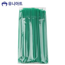 유니아트 (빨대) 1200 주름빨대 5mm (100개입) (초록), 프코 1, 프코 1