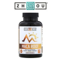 조우뉴트리션 페루 마카 뿌리 젤라틴화 비건 120캡슐