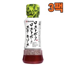 (일본직구) 반조푸드 로스트 비프 포크 스테이크 소스 190g, 3팩