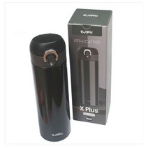 시둥마켓 +[시둥마켓]+_ 토네이도텀블러 쉐이크텀블러 코르크텀블러 소풍보틀 휴대용물병, 에지리 원터치 텀블러 보온병 보냉병 물병 블랙 4, 블랙