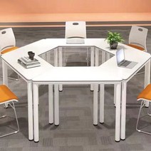 마름모책상 어린이집 테이블 사다리꼴 모둠 학교 회의, 철제 나무 걸상