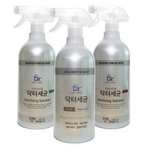 [닥터세균] 무알콜 살균제 대용량 1리터 6개입 1박스 살균소독 탈취 냄새제거 곰팡이제거, 1리터 x 6개입 1박스, 아카시아향