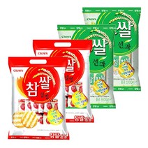 크라운 찹쌀설병 128gx2개+찹쌀선과 115gx2개[총4개], 8개