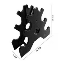덤벨 거치대 아령 랙 소형 보관 스탠드 스포츠 액세서리 가정용 운동 사무실 피트니스 용 미끄럼 방지 내구성 브래킷