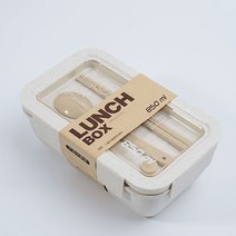 밀짚 친환경 다이어트 직장인 어린이 도시락통, 직사각 850ml (CL20002), 핑크