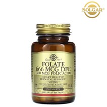 Solgar 솔가 엽산 400 mcg DFE 250정 Folate Folic Acid, *250정, 1개