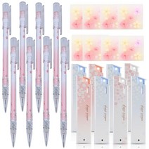 Ipienlee 0.7mm 체리 샤프 세트 8개의 튜브 HB 심 리필이 있는 연필 8개와 초안 드로잉 스케치 건축용 지우개 8개 포함 USA 미국, 0.7