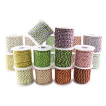꽈배기끈 타래 롤꽈배기끈 4mm 장식 포장 공예재료 대용량-10색, 타래꽈배기끈(4mm 약9M)/연핑크