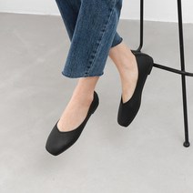 V컷입구 스퀘어토 플랫슈즈(1.2cm) 11387