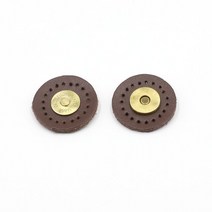 가죽가방끈 크로스 세트 서클 바느질 가방 지갑 마그네틱 버클 스냅 버튼 수제 DIY 패치