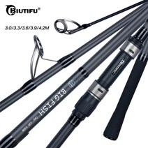 biutifu bigfish 3.5lbs 잉어 t800 탄소 섬유 던지기 낚싯대 208, 3.9m