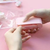 휴대용 다용도 간편 비닐 접착기 과자 밀봉 실링기 실링기 비닐 접착 과자밀봉 밀봉기, 화이트